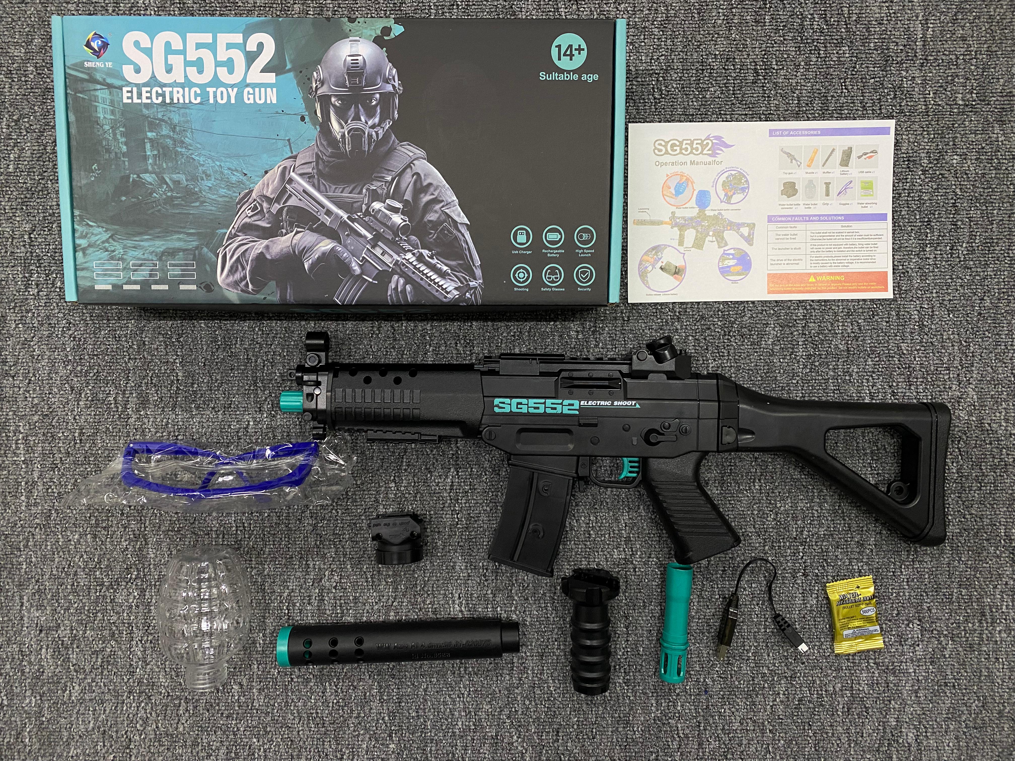 Miniatura 4 de Pistola Hidrogel SG552